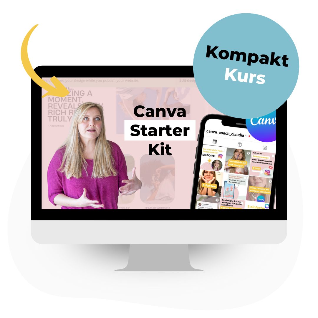 Canva Starter Kit | Content Design Training Claudia Göbel