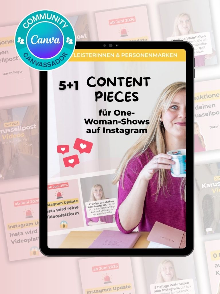 Content Pieces für Personenmarken
