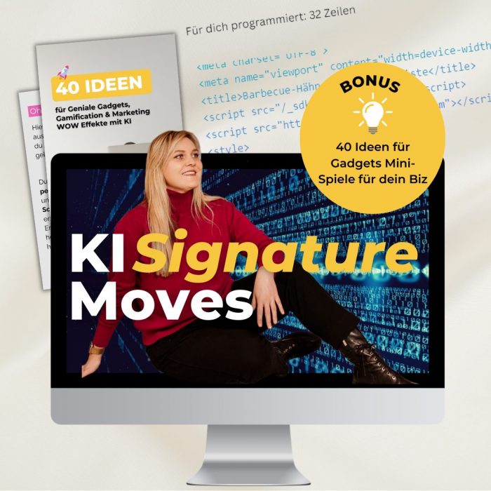 KI SIgnature Moves Canva KI Online Kurs